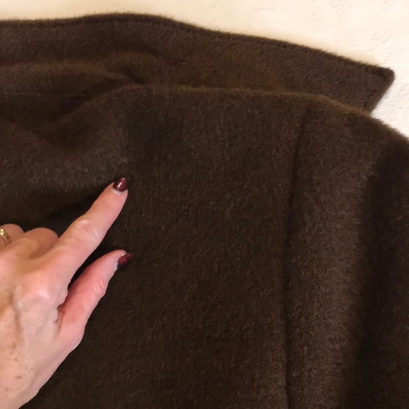 Dale Dressin Alpaca Suri Wool Brown 14 Coat - Picture 9 of 16